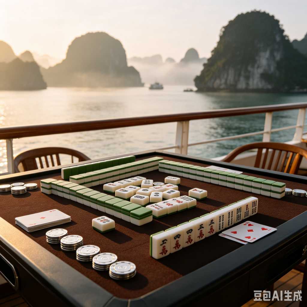 small portable mahjong set