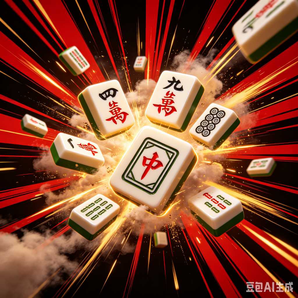 blue crystal mahjong set